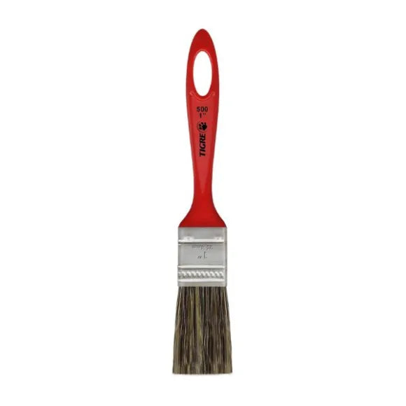 Trincha Tigre Simples Cerda Gris Vermelho 1"