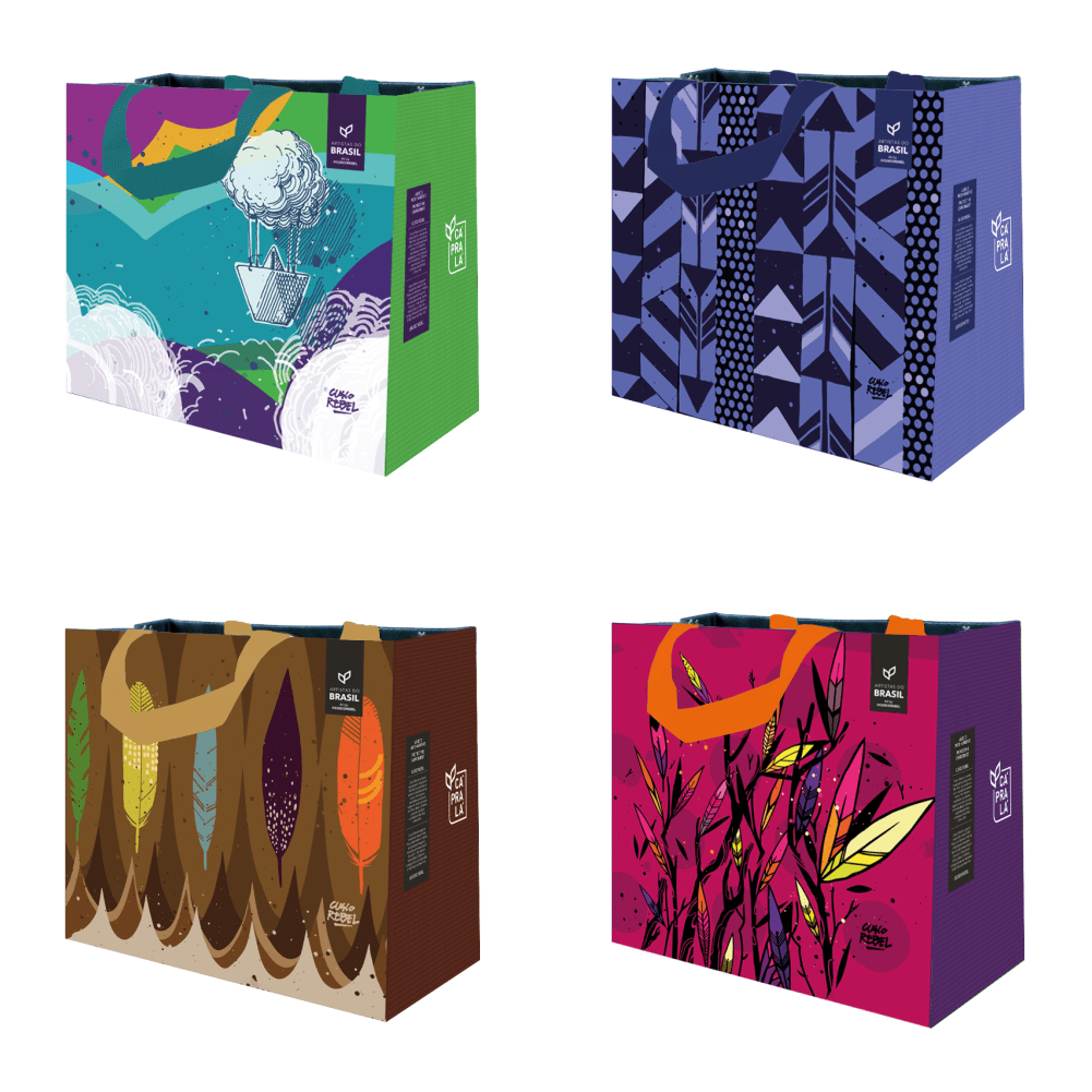 Coleção Artistas do Brasil – Sacola Grande Cusco Rebel