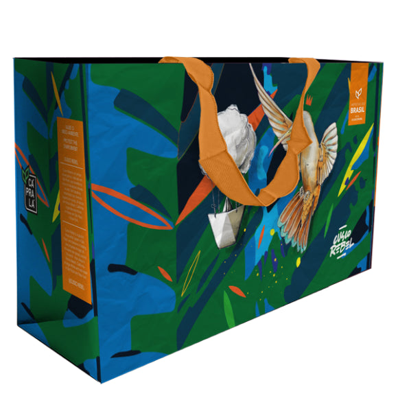 Coleção Artistas do Brasil – Sacolas Mini Cusco Rebel