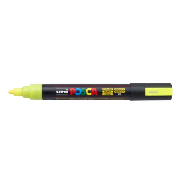 Caneta Posca PC 5M Amarelo Fluorescente