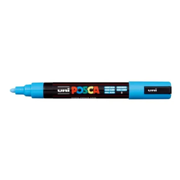 Caneta Posca PC 5M Azul Claro