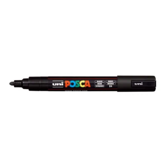 Caneta Posca PC 5M Preto